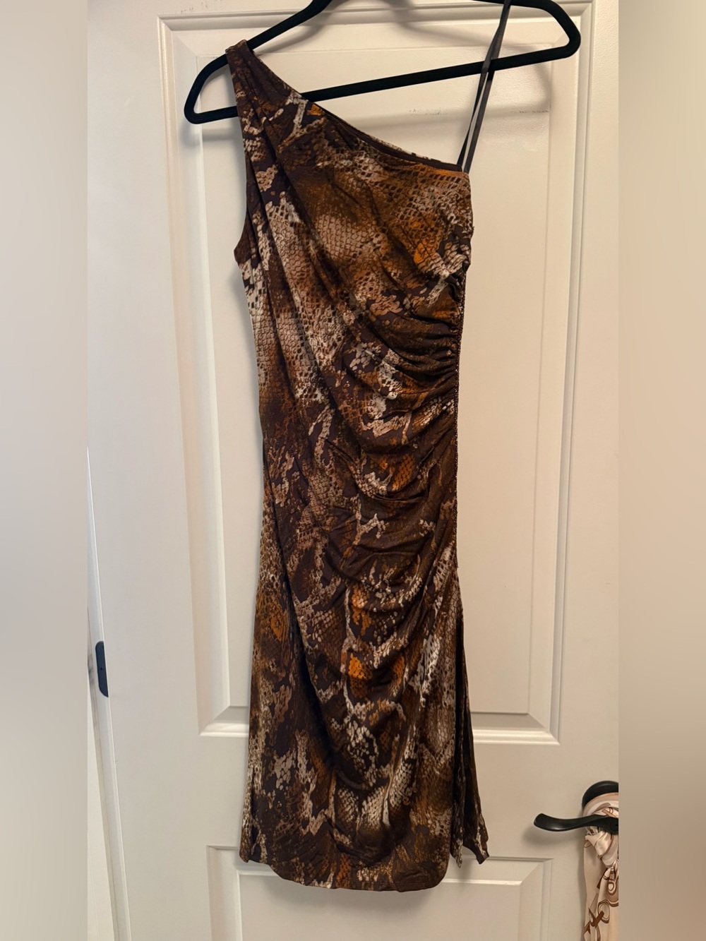 Laundry by Shelli Segal Brown Dress with Subtle Sheen